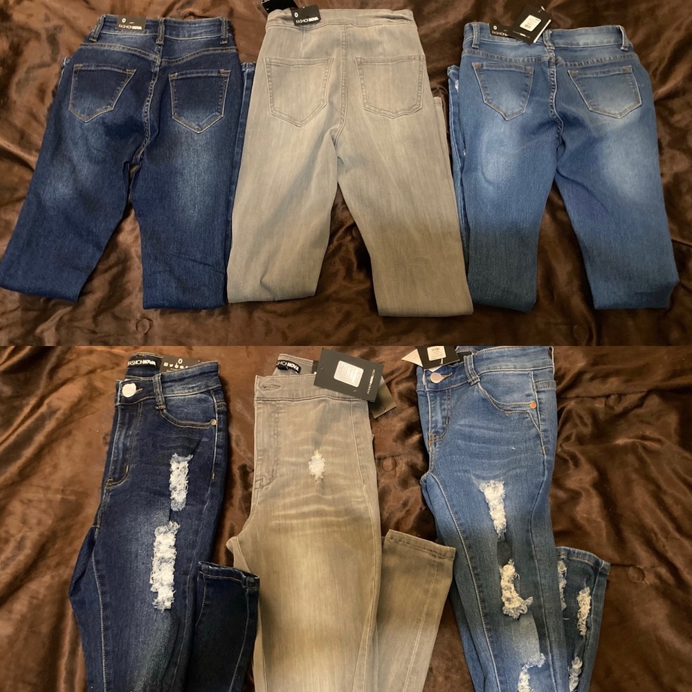 Fashionova jeans bundle women or juniors